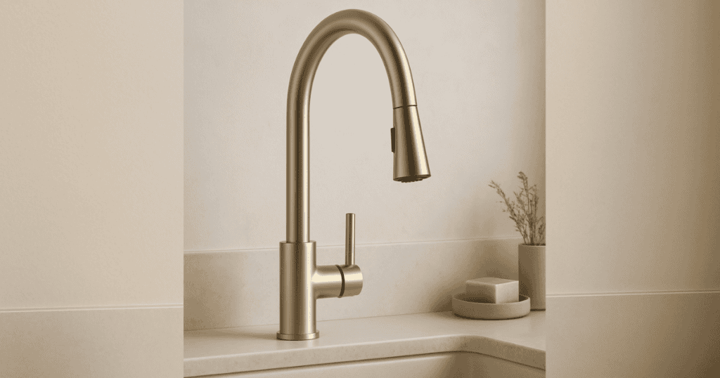 cheap kitchen faucet on Amazon