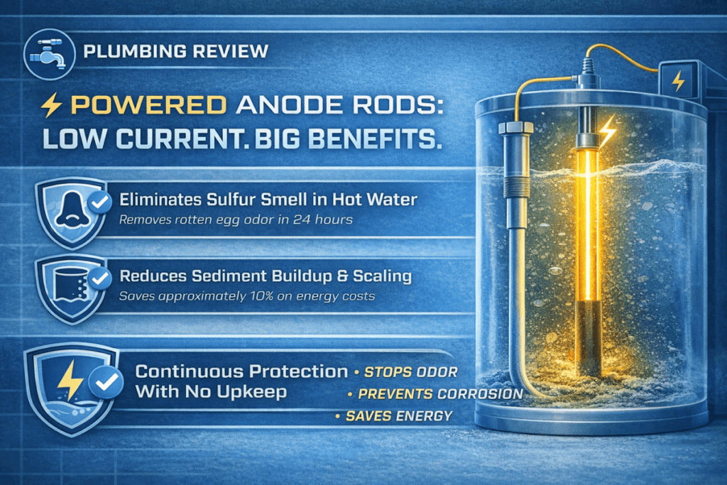 Powered anode rod electric anode rod benifits